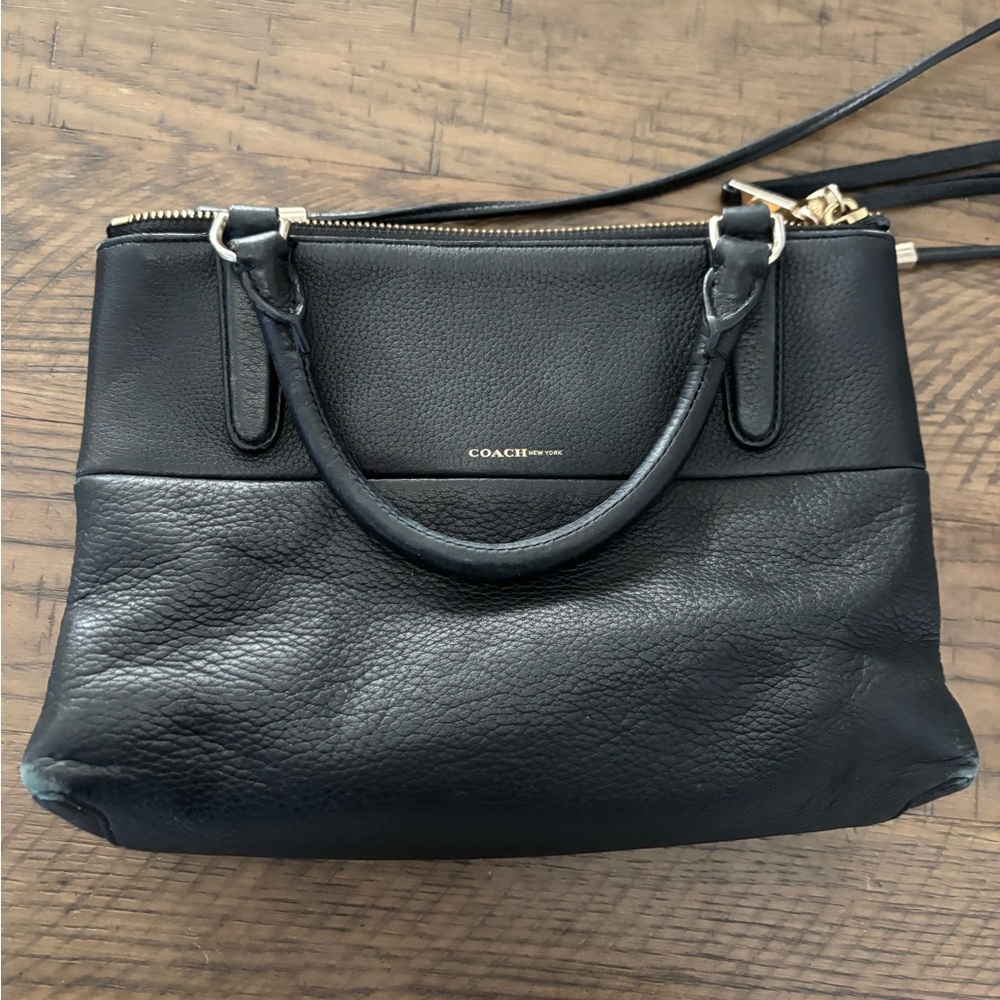 Coach Mini  Borough Bag authentic genuine Leather purse